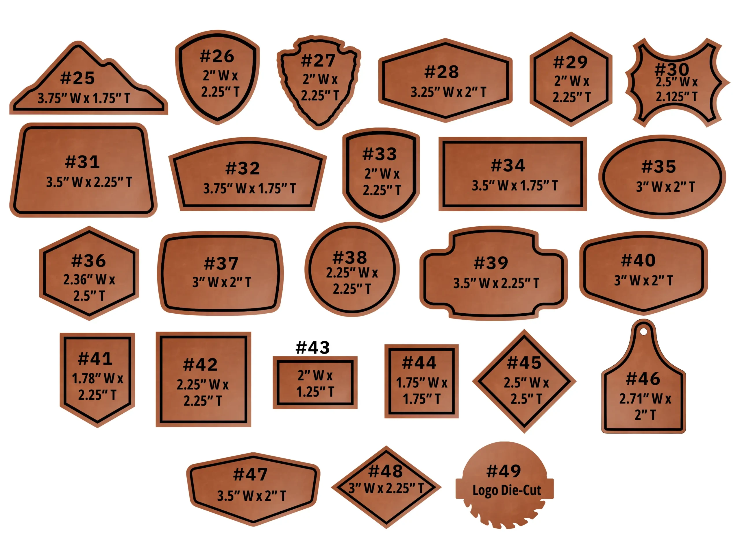 Patch Shapes 25+